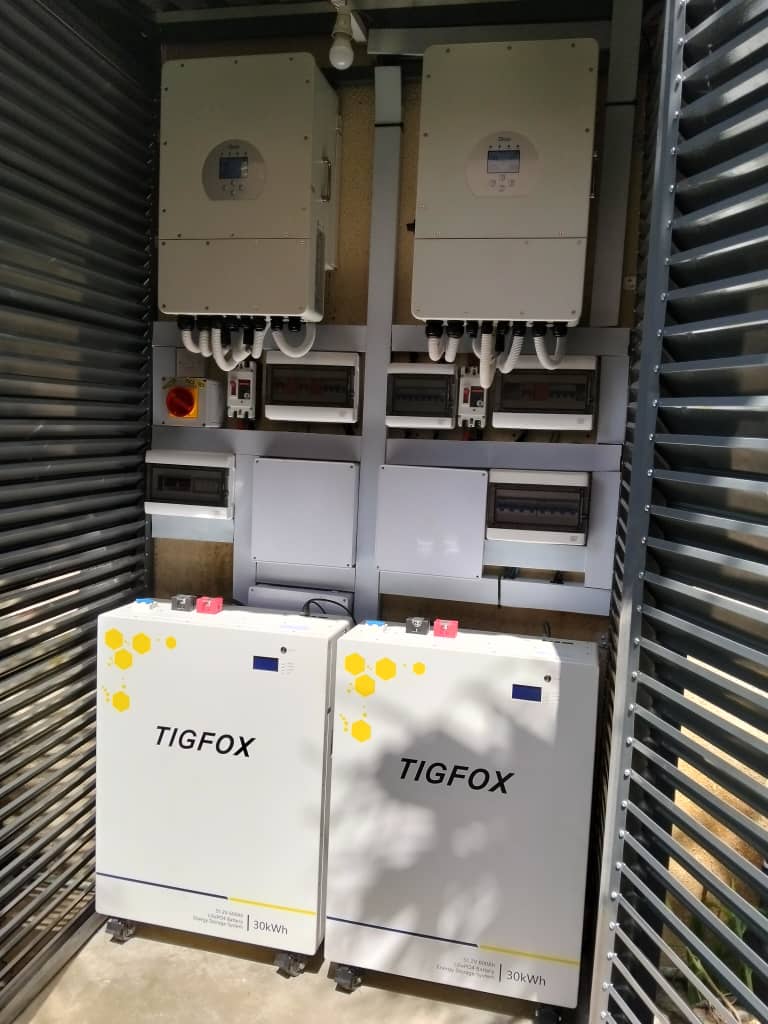 Chevron Area Solar Installation